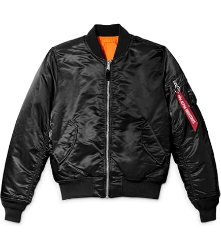 Amazon.com: Alpha Industries MA-1 Bomber Flight Jacket - Fighter